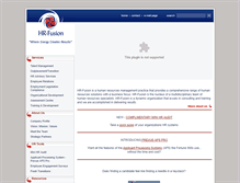 Tablet Screenshot of hr-fusion.ca